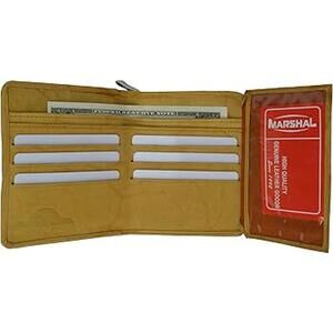 MRDP Ladies Trifold Zipper Wallet and Credit...